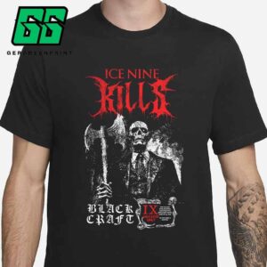 Blackcraft x Ice Nine Kills Skeleton Corpses Tee Merchandise Limited Unisex T-Shirt