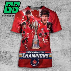 Congrats To Canada National Hockey Team Are 4 Nations Face-Off Champions 2025 All Over Print Shirt