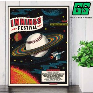 Innings Festival 2025 Innings Commemorative Poster At Tempe Beach Park And Arts Park On Feb 21st And 22nd 2025 Home Decor Poster Canvas