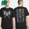 Nathaniel Rateliff And The Night Sweats South Of Here Tour 2025 Dates And Places List Tee Two Sides Unisex T-Shirt