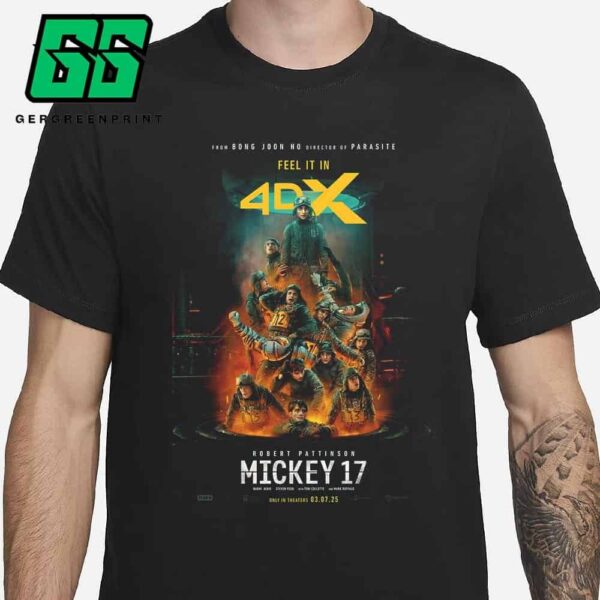 New Poster Feel It In 4DX Monkey 17 From Bong Joon Ho Director Of Parasite Unisex T-Shirt