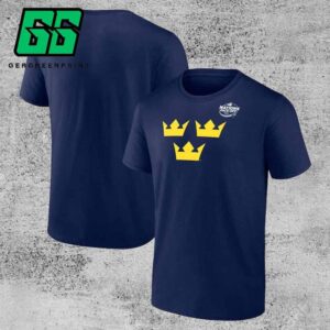 Sweden 2025 Hockey 4 Nations Face-Off Primary Logo Merchandise Limited Unisex T-Shirt