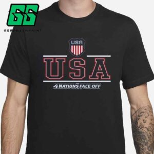 USA Levelwear 2025 Hockey 4 Nations Face-Off Thrive Merchandise Limited Unisex T-Shirt